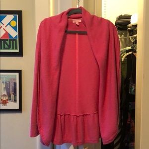 Pink cashmere cardigan